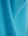 Turquoise blue draped neckline T-shirt - Woman | Roberto Verino