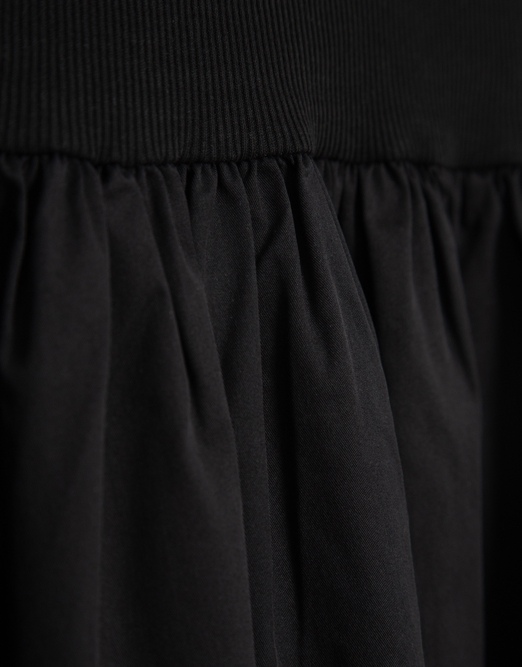 Vestido en tejido combinado punto y algodón ... | Roberto Verino