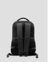 Mim nylon and leather black rucksack - Man | Roberto Verino