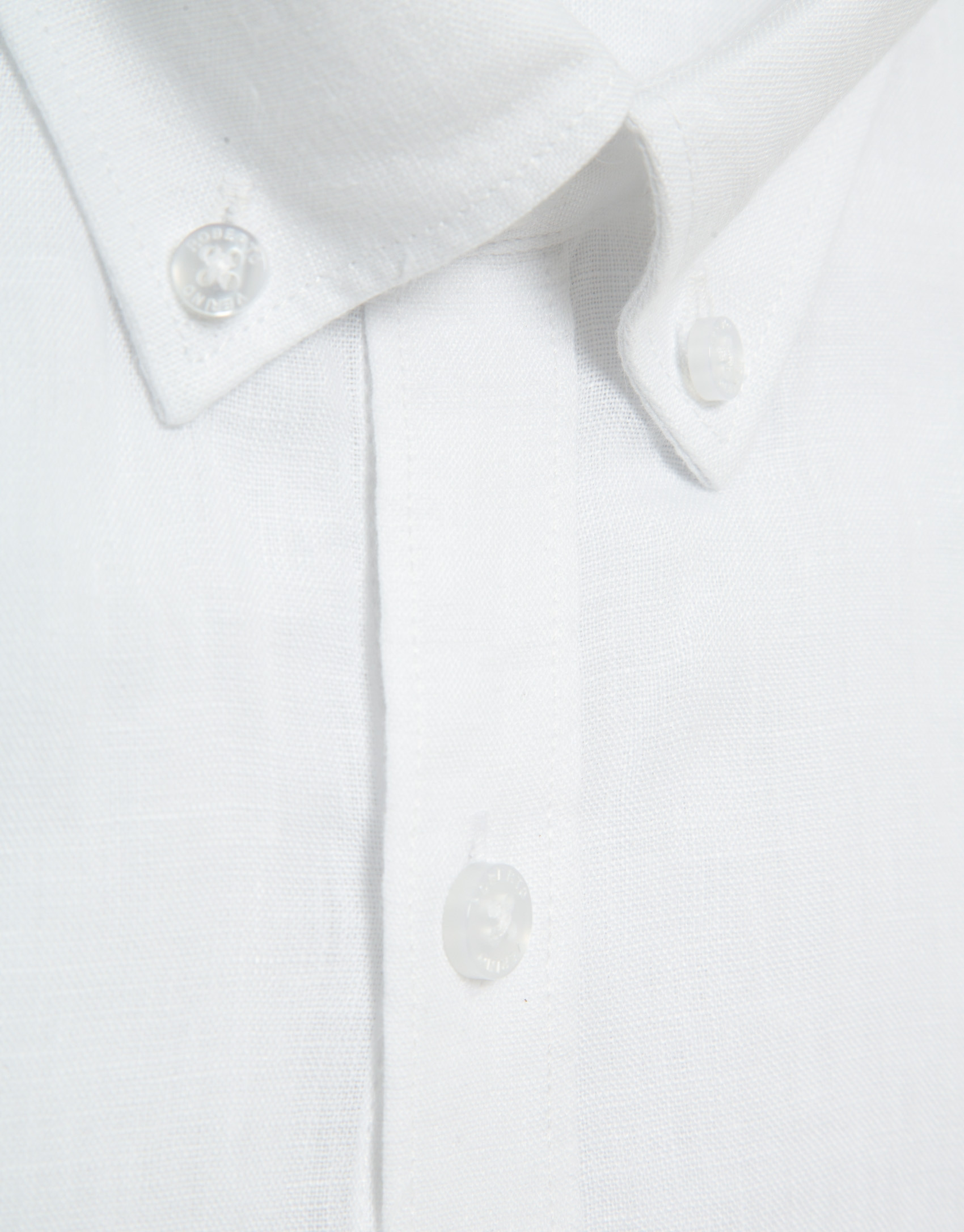 Camisa sport regular lino blanco - Hombre | Roberto Verino