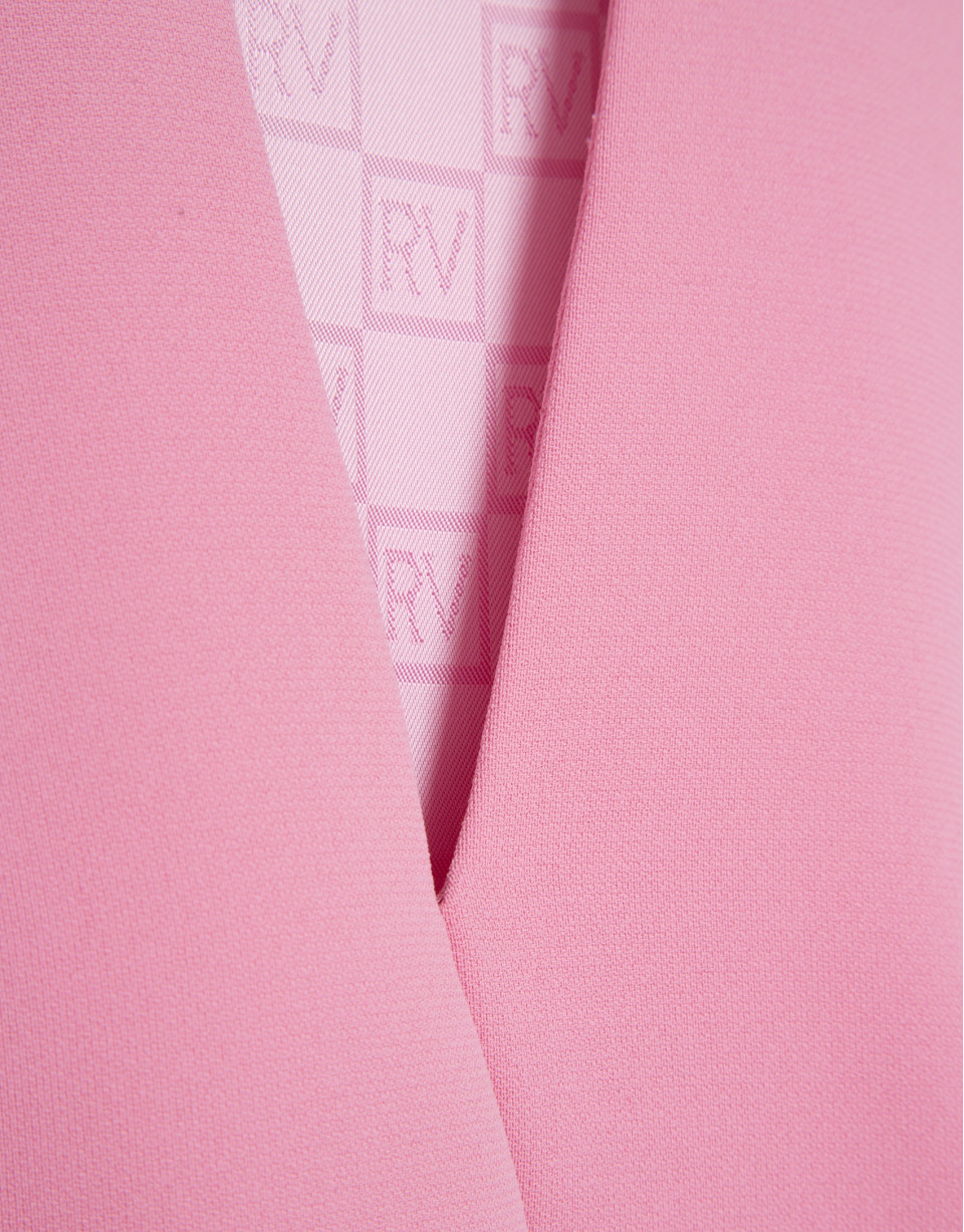 Top estructurado crepé rosa - Mujer - PV2026 | Roberto Verino