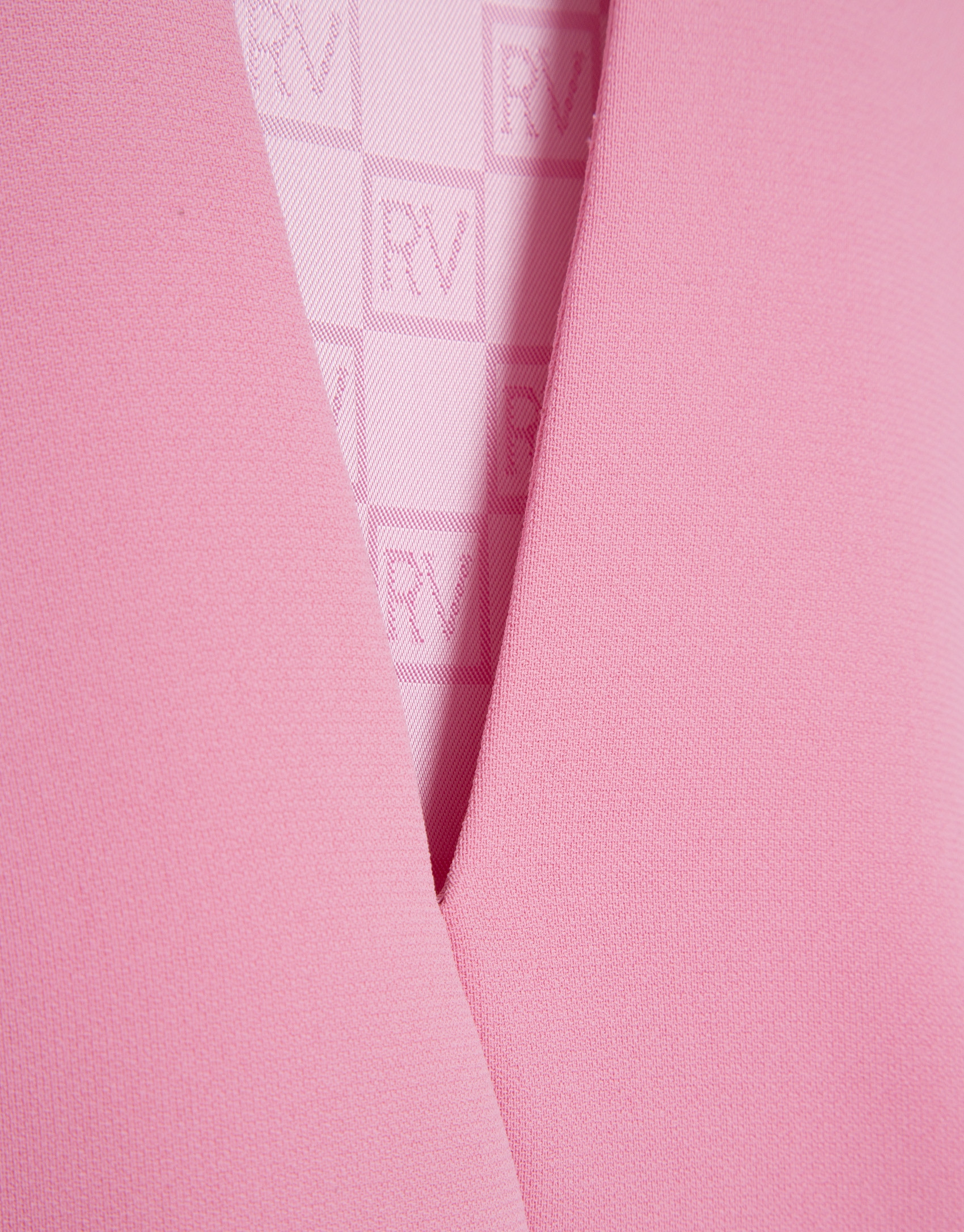 Top estructurado crepé rosa - Mujer - PV2026 | Roberto Verino