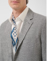 Comfortable grey cotton blend knit jacket - Man | Roberto Verino