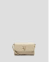 Rita beige leather handbag - Woman - SS2026 | Roberto Verino