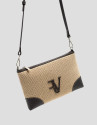 Vera Messenger bag in beige and brown leather | Roberto Verino