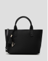 Dafne Midi black nylon handbag - Woman - SS2026 | Roberto Verino