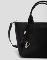 Bolso de mano Dafne Midi nailon negra - Mujer | Roberto Verino