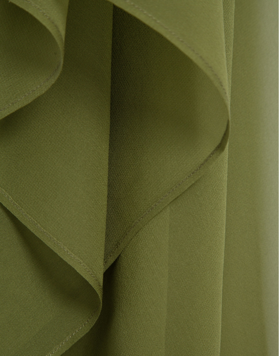 Green silk shawl - Woman - SS2026 | Roberto Verino