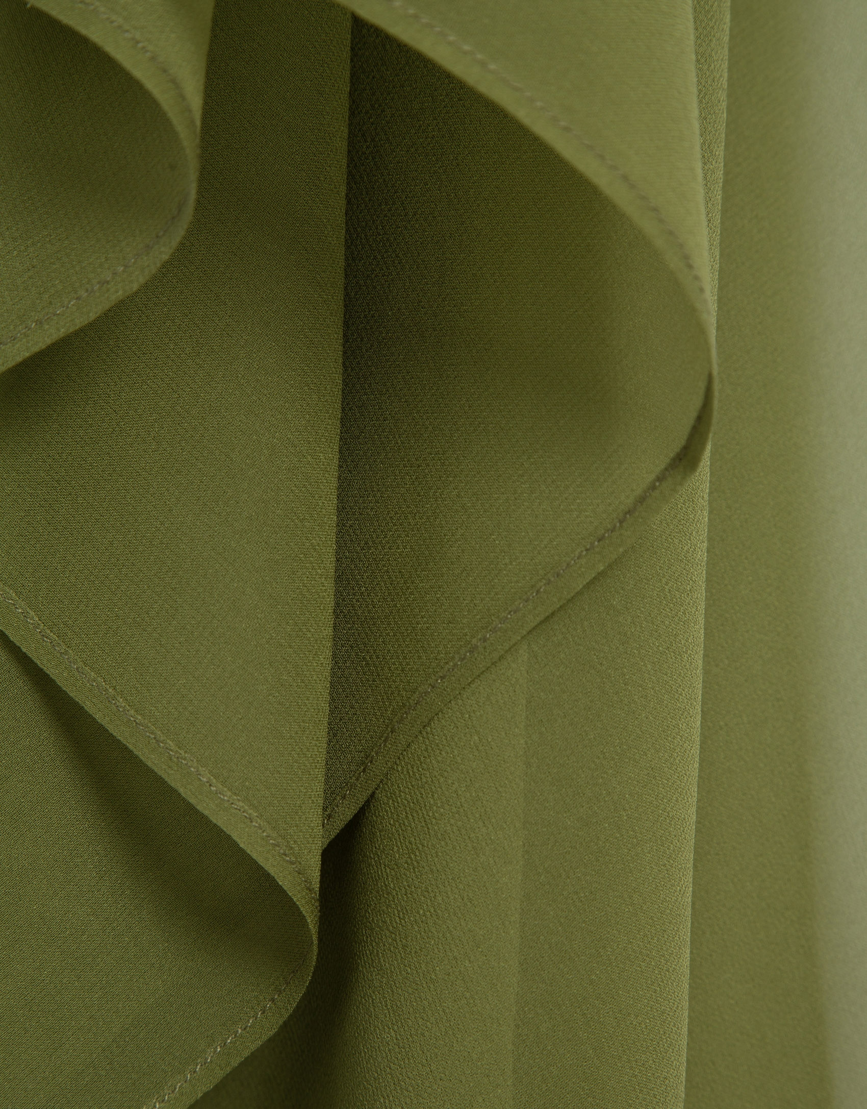Green silk shawl - Woman - SS2026 | Roberto Verino