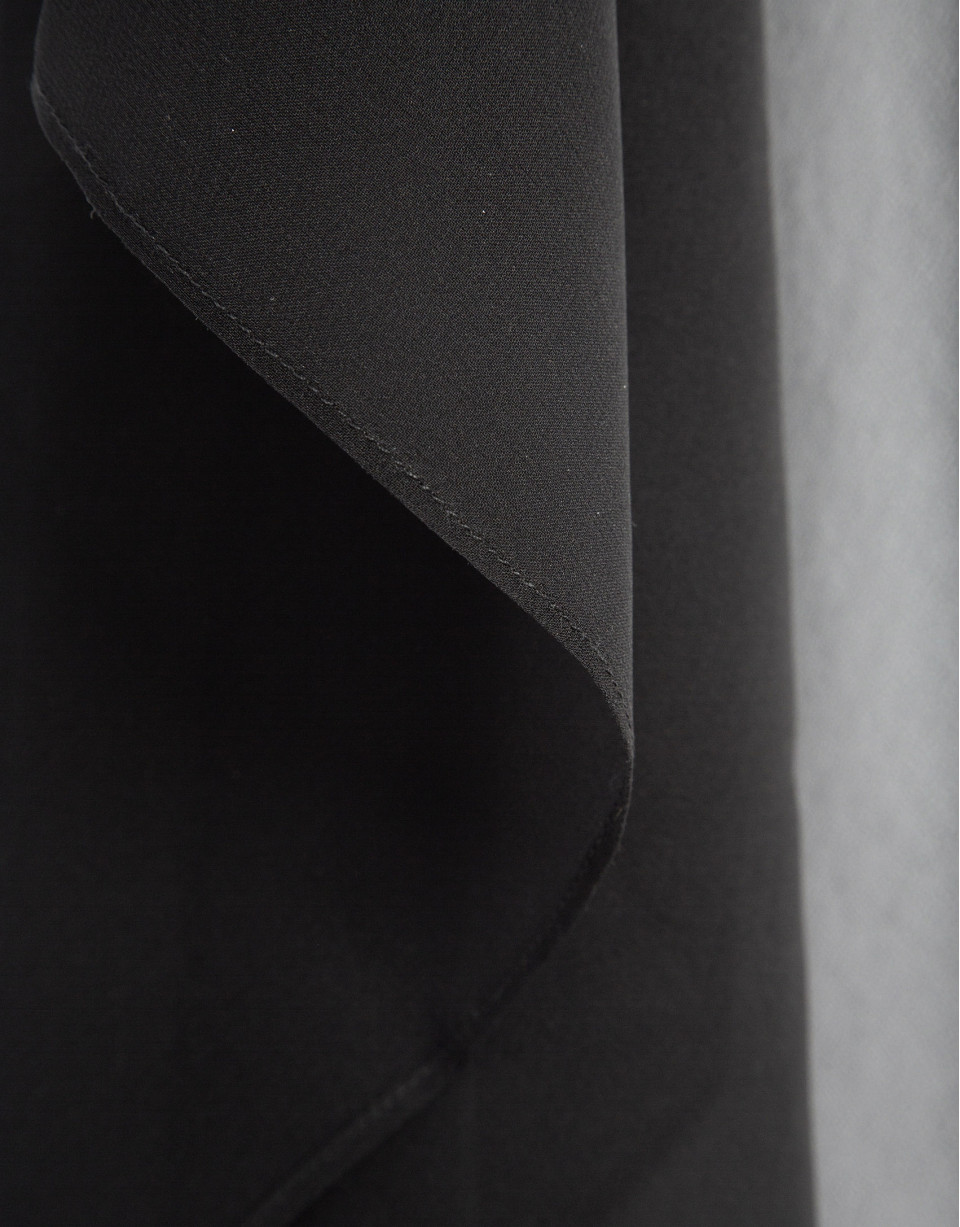 Black silk shawl - Woman - SS2026 | Roberto Verino