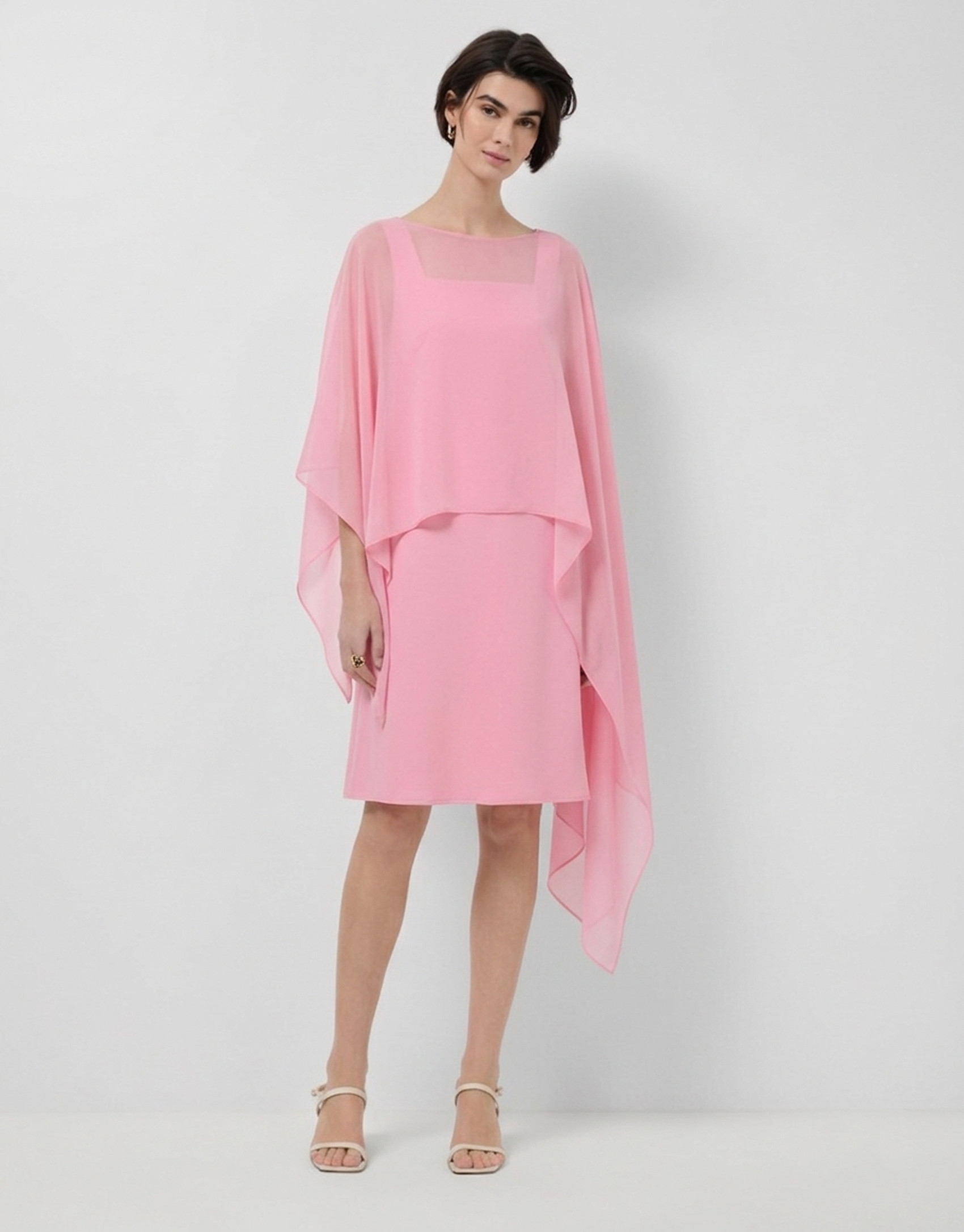 Pink silk shawl - Woman - SS2026 | Roberto Verino