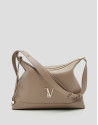 Bolso Hobo Lila piel cámel - Mujer - PV2026 | Roberto Verino