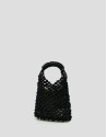 Bolso Alison Mini piel anudada negra - Mujer | Roberto Verino