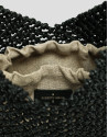 Bolso Alison piel anudada negra - Mujer | Roberto Verino