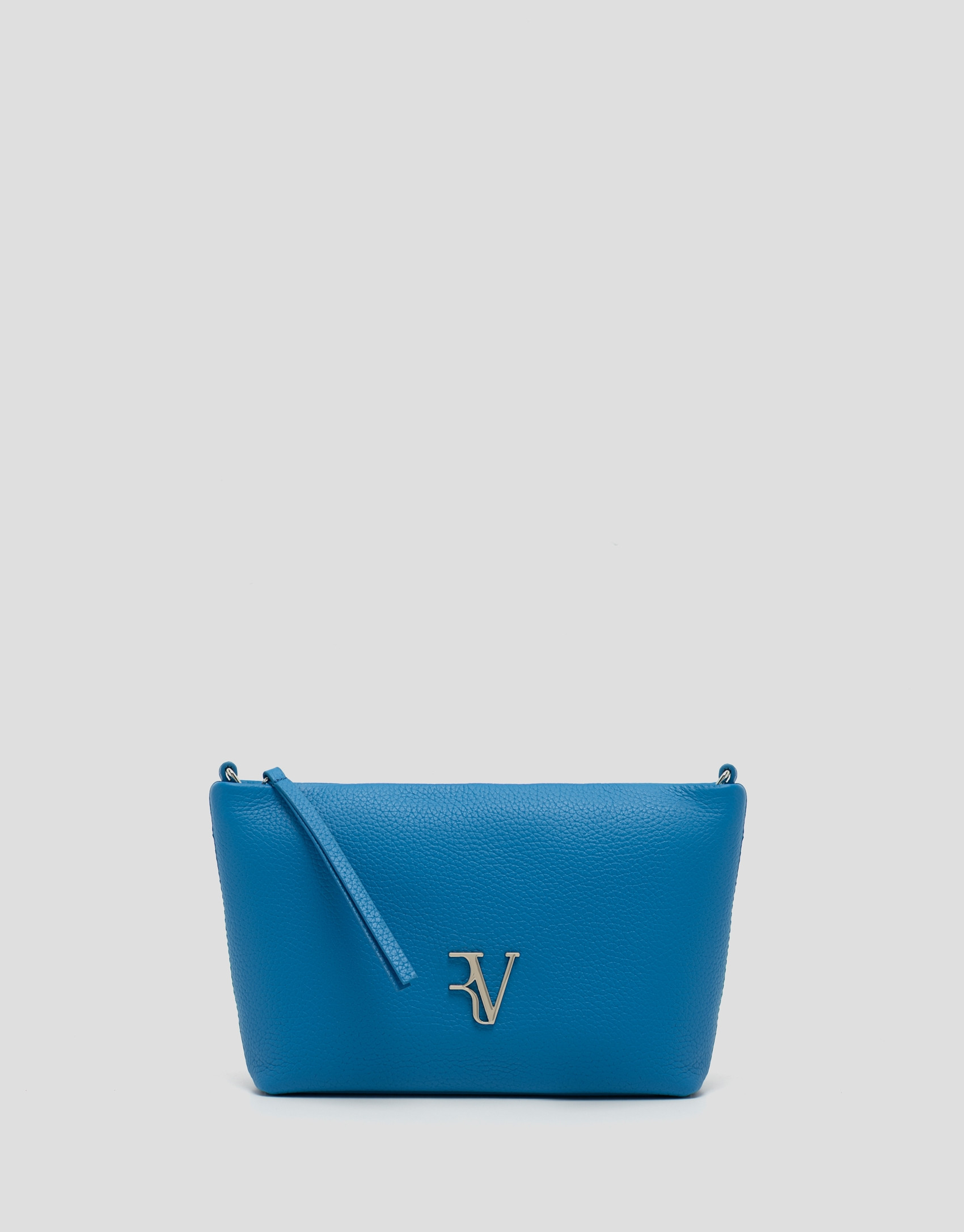 Bolso bandolera Megan Messenger piel azul claro | Roberto Verino