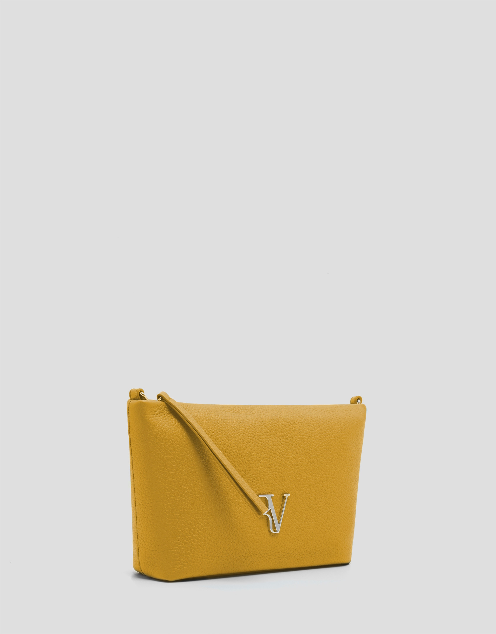 Bolso bandolera Megan Messenger piel mostaza | Roberto Verino