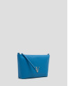 Bolso bandolera Megan Messenger piel azul claro | Roberto Verino