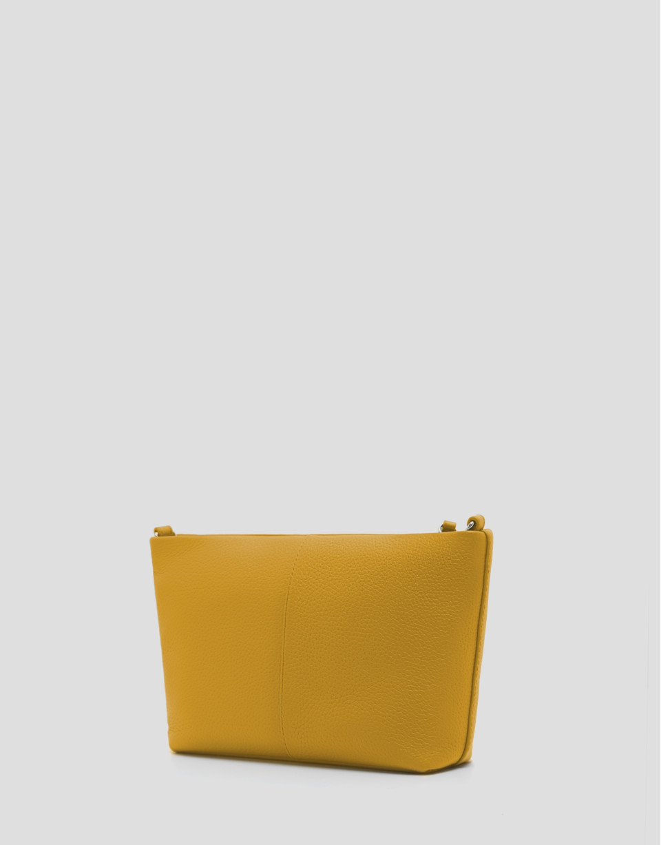 Bolso bandolera Megan Messenger piel mostaza | Roberto Verino