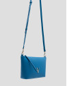 Bolso bandolera Megan Messenger piel azul claro | Roberto Verino