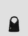 Bolso Alison Mini piel anudada negra - Mujer | Roberto Verino