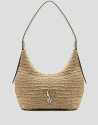 Bolso de hombro Jimena Hobo crudo - Mujer | Roberto Verino