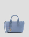 Dafne Mini light blue nylon handbag - Woman | Roberto Verino