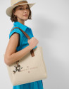 Zendaya Hobo Midi shoulder bag in ecru knit | Roberto Verino