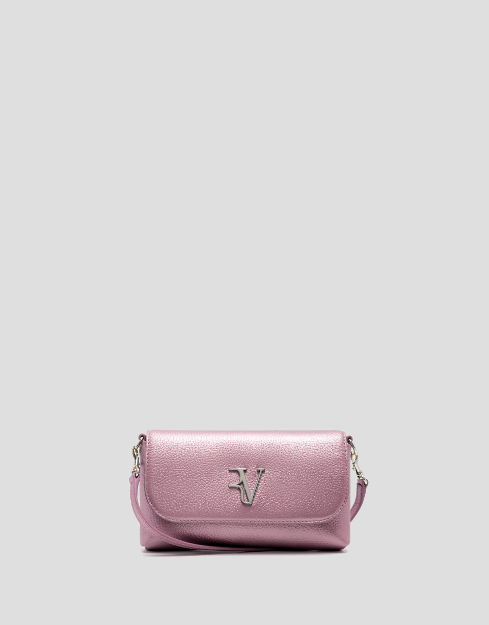 Rita Metal pink handbag - Woman - SS2026 | Roberto Verino