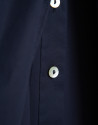 Vestido camisero escote pico azul marino | Roberto Verino