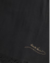 Plain black scarf