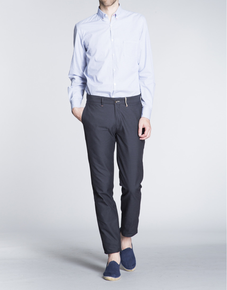 Pantalón azul marino sport algodón ligero