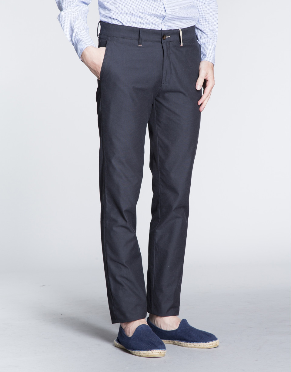 Pantalón azul marino sport algodón ligero