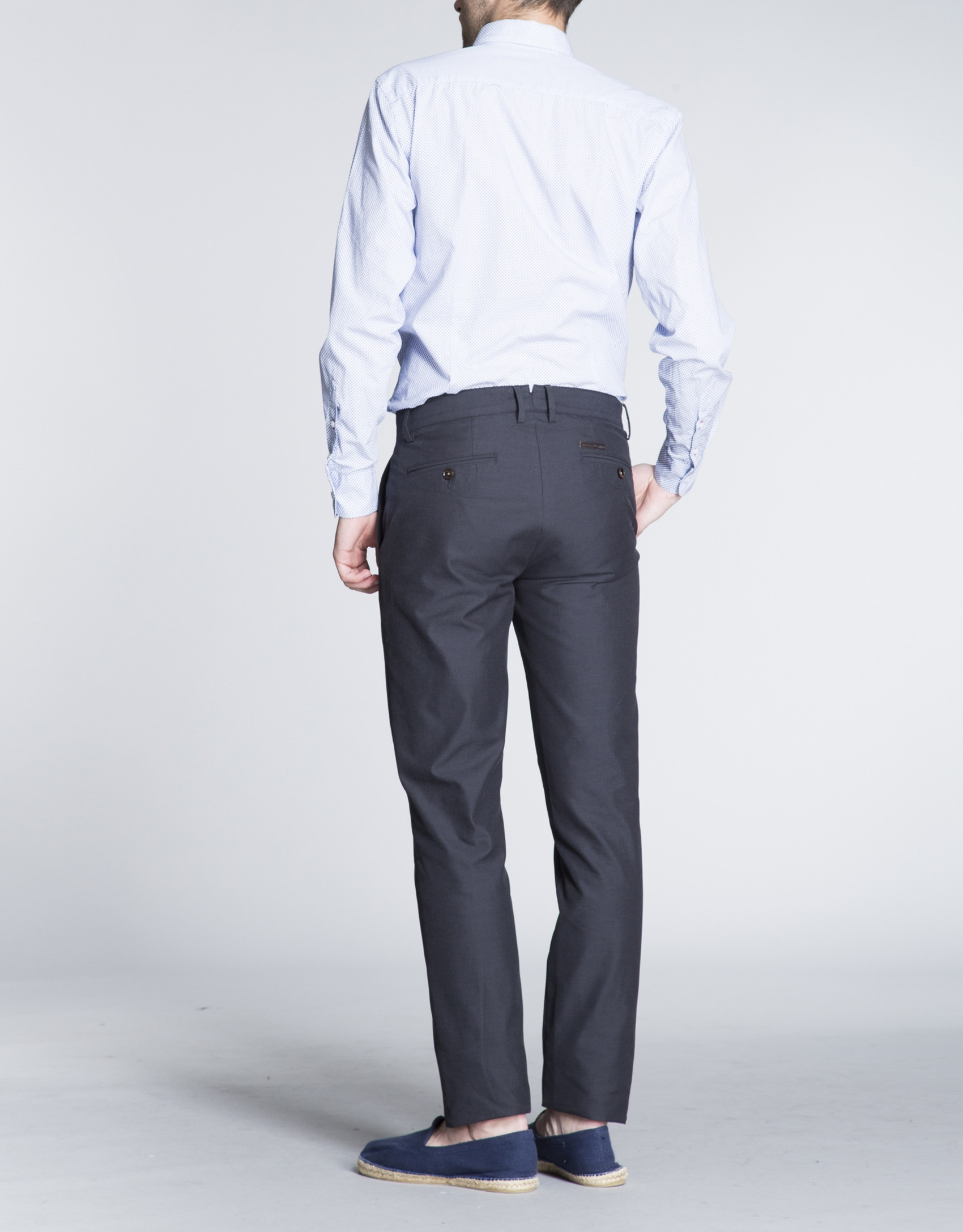 Pantalón azul marino sport algodón ligero