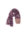 Dark red scarf