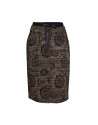 Skirt in floral motif pattern