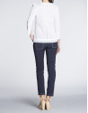 White batiste and lace blouse