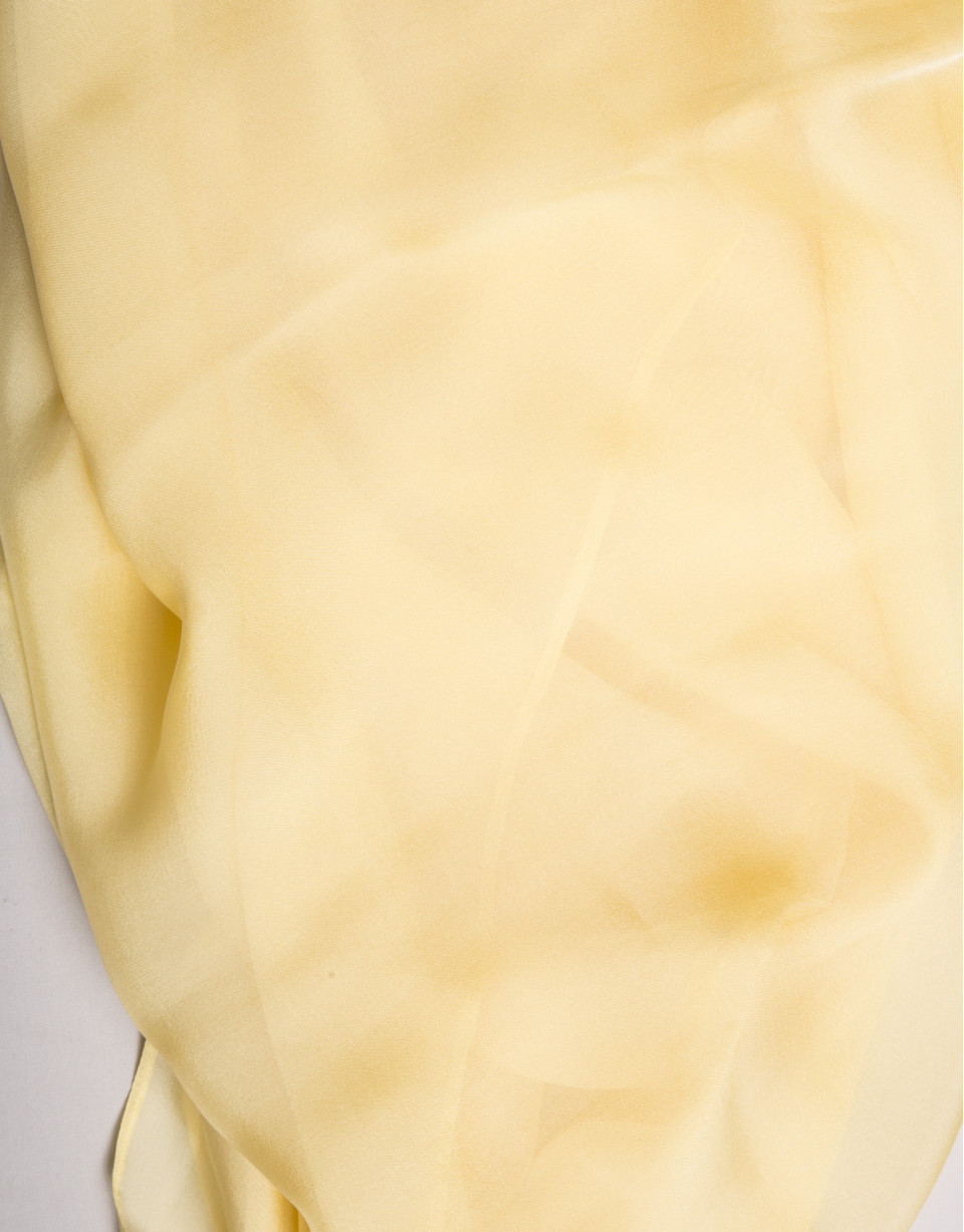 Yellow silk bolero sweater 