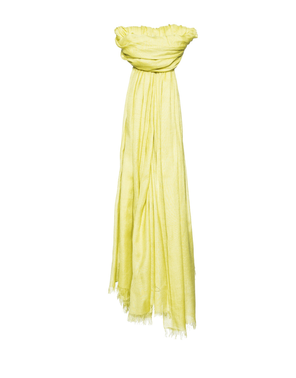 Foulard liso amarillo