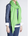 Foulard liso verde