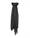 Plain black scarf