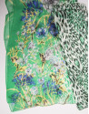 Foulard estampado fantasía verde