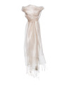 Foulard lurex beige