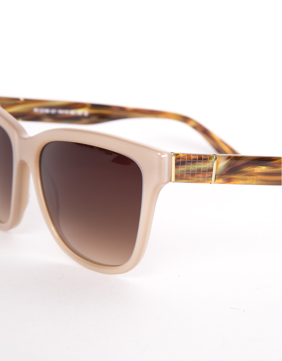 Oversize lady sunglasses in Matt Grey color