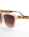 Oversize lady sunglasses in Matt Grey color