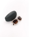 Oversize lady sunglasses in Matt Grey color