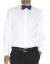 Micro-structured dressy shirt 