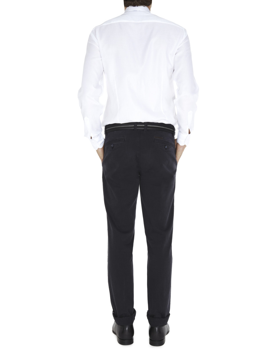 Micro-structured dressy shirt 