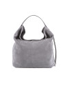 Bolso Tote Albert Zipper serraje gris