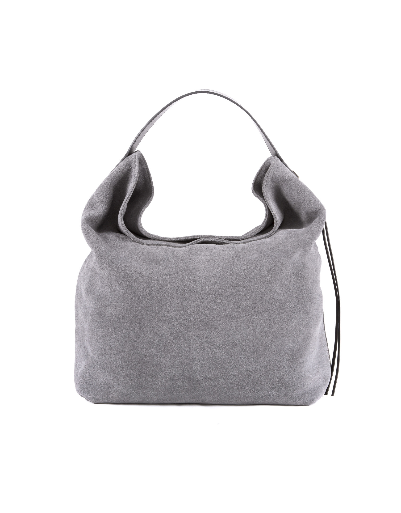 Bolso Tote Albert Zipper serraje gris