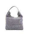 Bolso Tote Albert Zipper serraje gris